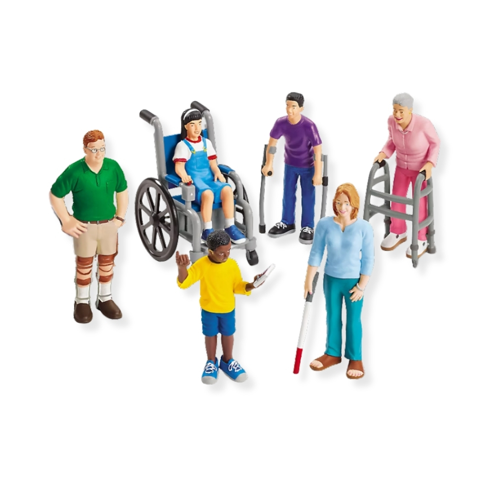 Friends with Disabilities Play Figures