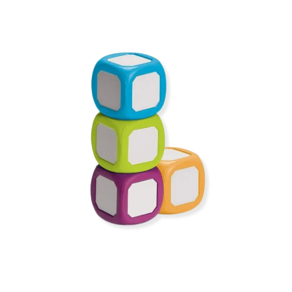 Write & Wipe Dice (4 colored)