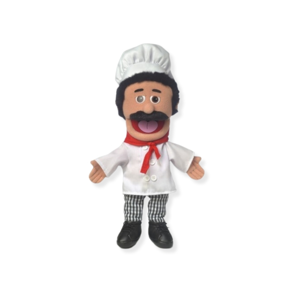 14" Silly Hand Puppets, Chef Luigi