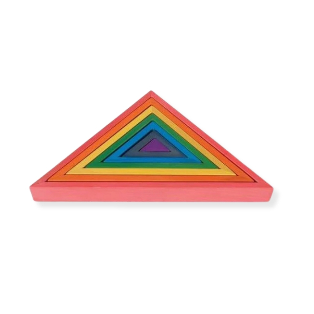 Wood Rainbow Architect Triangle