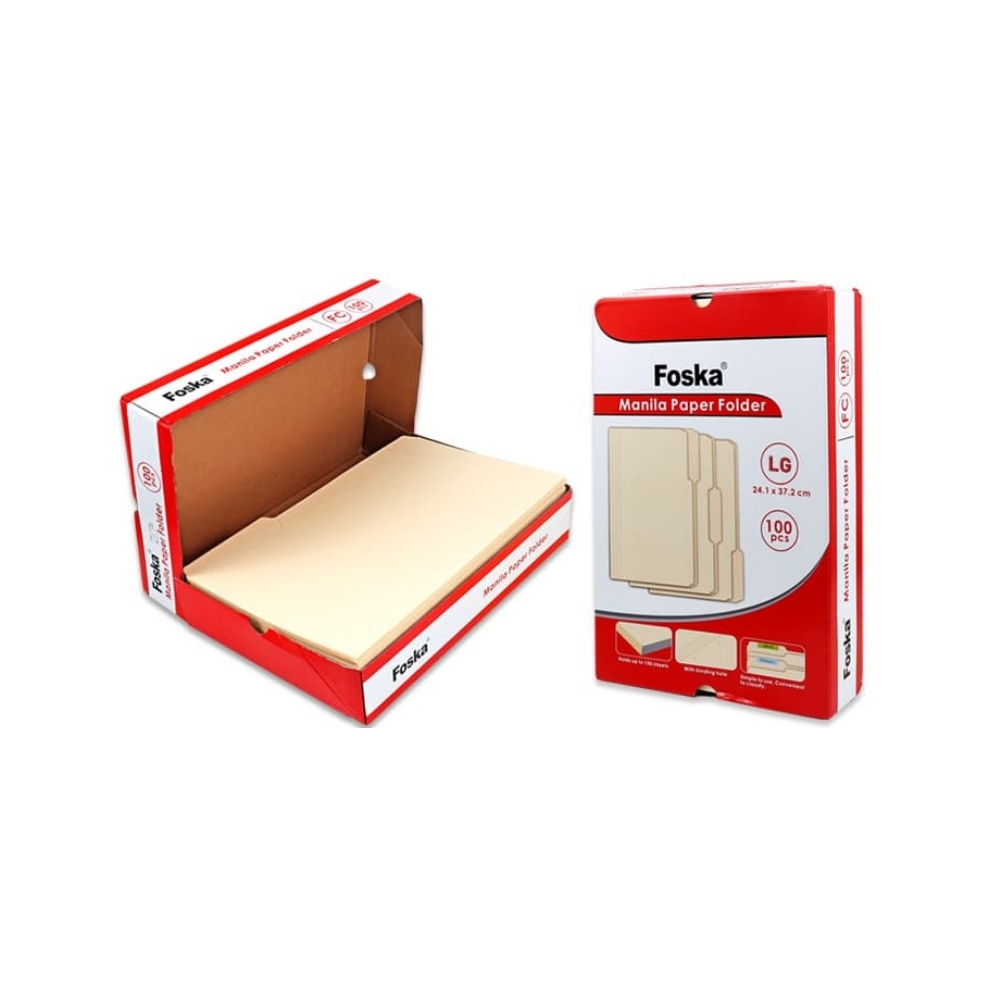 Legal size Manila folder (1/3 cut)