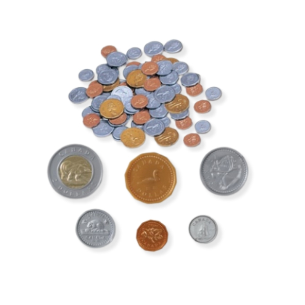 Canadian Coins, Assorted, Pack of 110