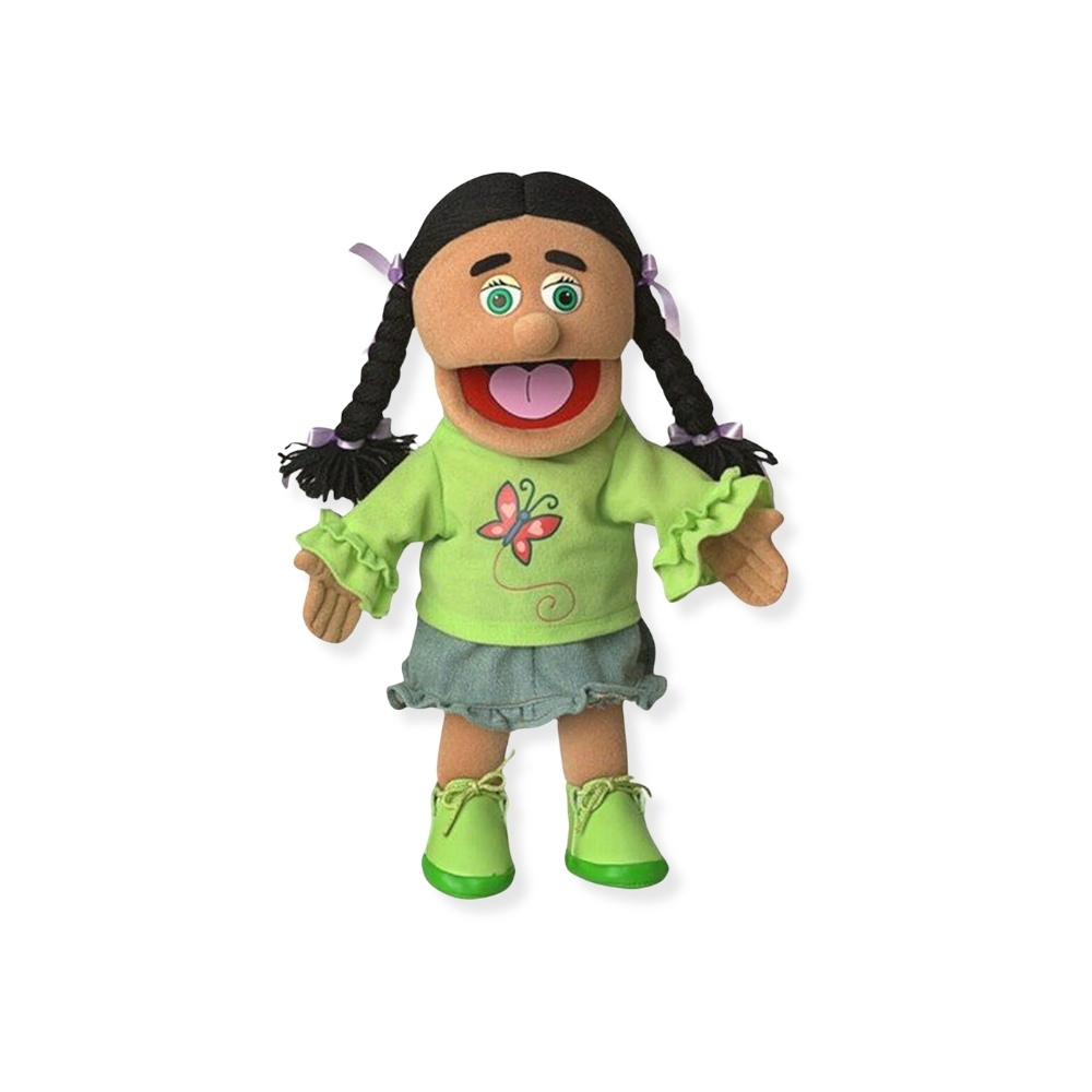 14" Silly Hand Puppets, Jasmine (Hispanic)